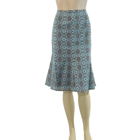 DAVID BROOKS Women's A-Line Skirt Multi-Color Size 10 - Picture 7 of 13